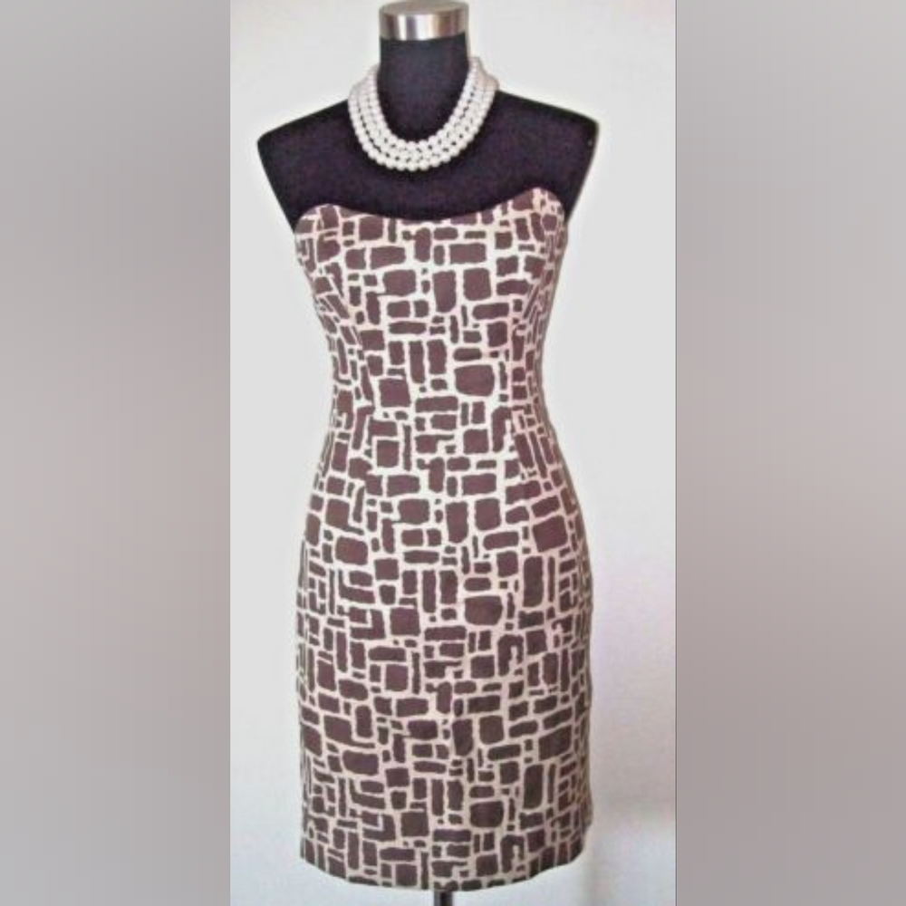 Size 8 Milly Strapless Sheath Dress